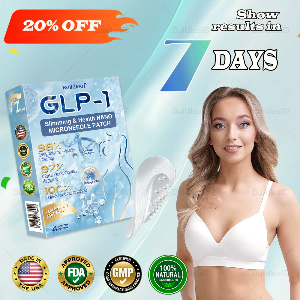 Clinically Proven✨| Official Store |🌸 Buildleaf® Tirzepatide Slimming & Health Nano Microneedle Patch |Targets Obesity, Loose Skin, High Blood Pressure, Diabetes, Fatty Liver, Joint Pain, Brain Fog, Low Energy, Body Aches, and More