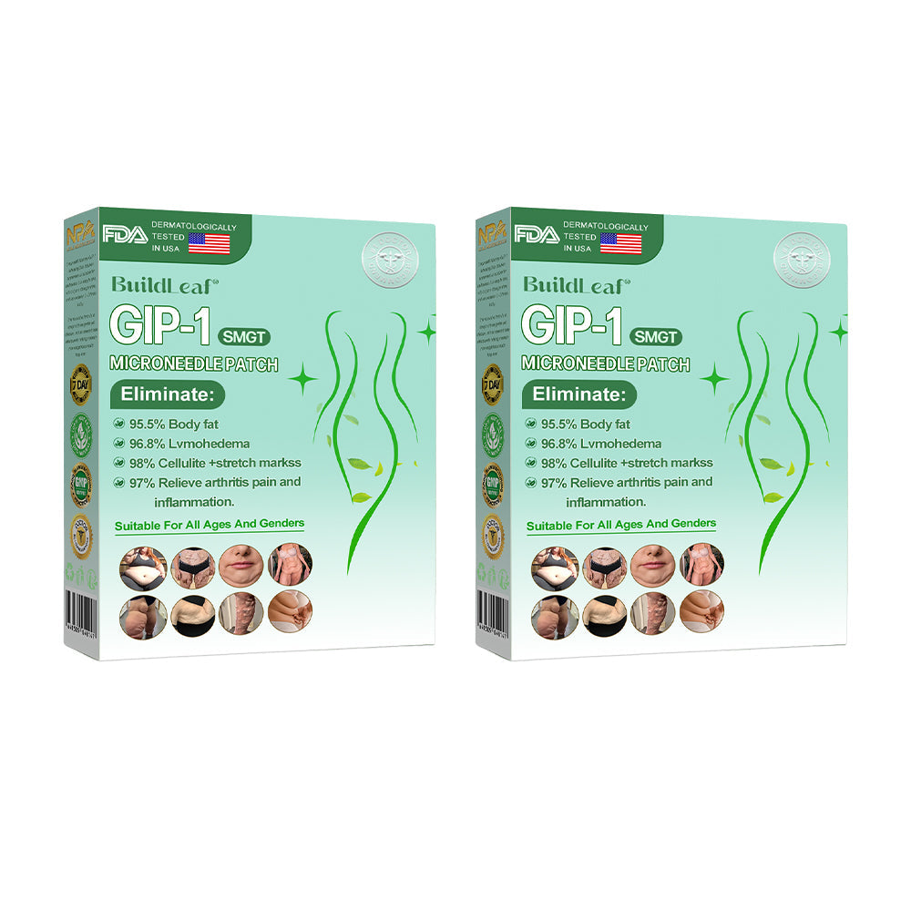 Official Store 🏥| BuildLeaf® GLP-1 Nano-Microneedle Patch with Collagen & Matrixyl 3000 丨Obesity,Cardiovascular Diseas, Diabetes, Sleep Apnea, Joint Problems and More