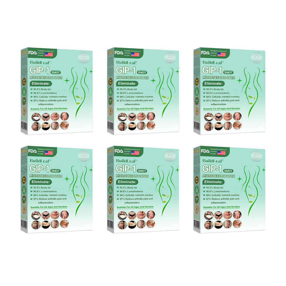 Official Store 🏥| BuildLeaf® GLP-1 Nano-Microneedle Patch with Collagen & Matrixyl 3000 丨Obesity,Cardiovascular Diseas, Diabetes, Sleep Apnea, Joint Problems and More
