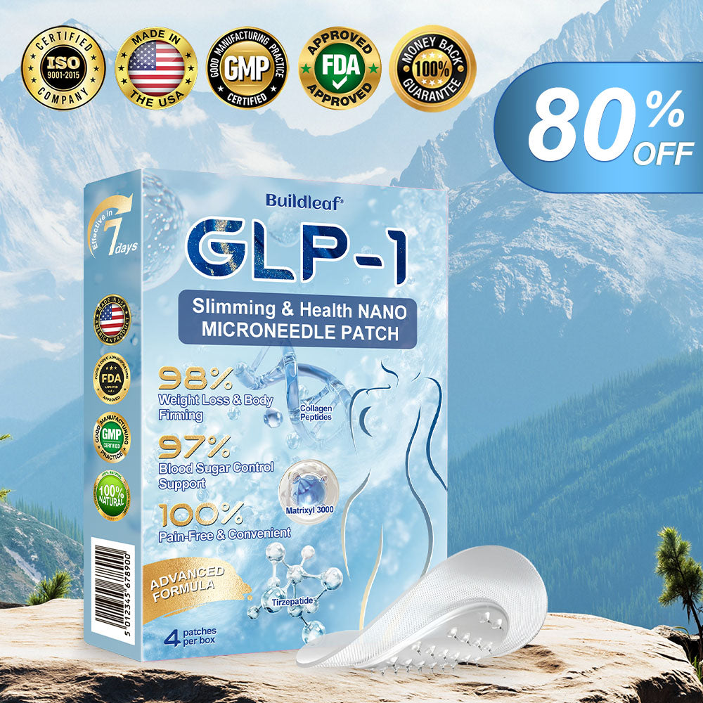 Clinically Proven✨| Official Store |🌸 Buildleaf® Tirzepatide Slimming & Health Nano Microneedle Patch |Targets Obesity, Loose Skin, High Blood Pressure, Diabetes, Fatty Liver, Joint Pain, Brain Fog, Low Energy, Body Aches, and More