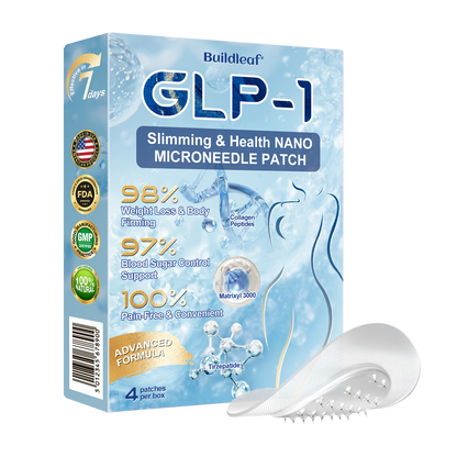 🏥FDA Store | 𝐵uil𝗱𝐿ea𝐟® 𝑺𝑀𝗚T-𝑮𝐋𝑃-1 𝐒limming & 𝐻ealth 𝑁ano 𝑀icroneedle 𝑃atch with Collagen & Matrixyl 3000 丨Obesity,Cardiovascular Diseas, Diabetes, Sleep Apnea, Joint Problems and More