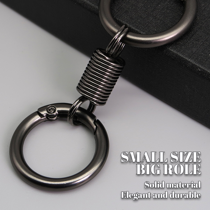 2024Last Day Promotion  - 49% off)Nordic Retro Spring Double Ring Keychain