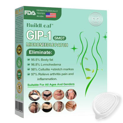 Official Store 🏥| BuildLeaf® GLP-1 Nano-Microneedle Patch with Collagen & Matrixyl 3000 丨Obesity,Cardiovascular Diseas, Diabetes, Sleep Apnea, Joint Problems and More
