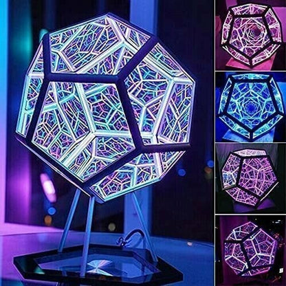 2024 New Year Hot Sale🎁 49% Off🎁)Infinite Dodecahedron Color Art Light